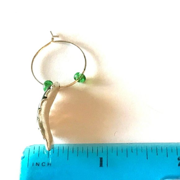 Leaf Earrings Fall Thanksgiving Autumn Tree Leaves Halloween Harvest Plated - Picture 9 of 9